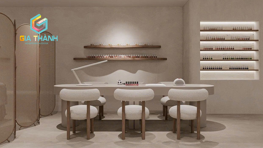 Chi phí thiết kế tiệm Nail & Make Up
